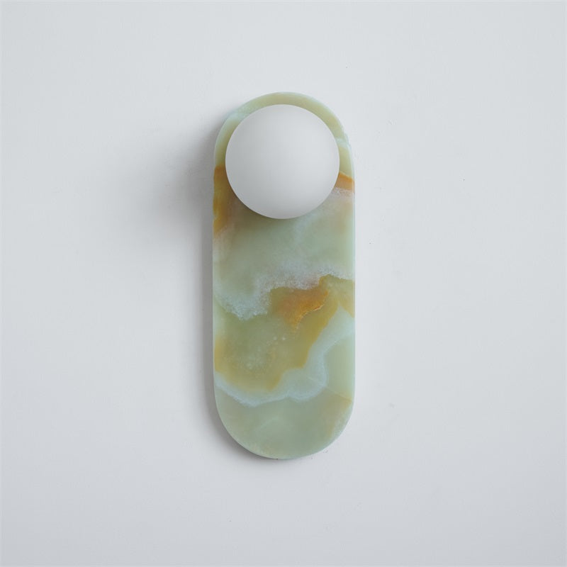 Applique Murale Jade Lucie – Pierre & Verre Élégants