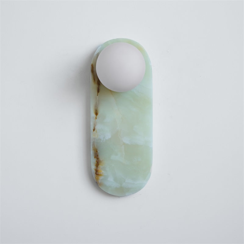 Applique Murale Jade Lucie – Pierre & Verre Élégants