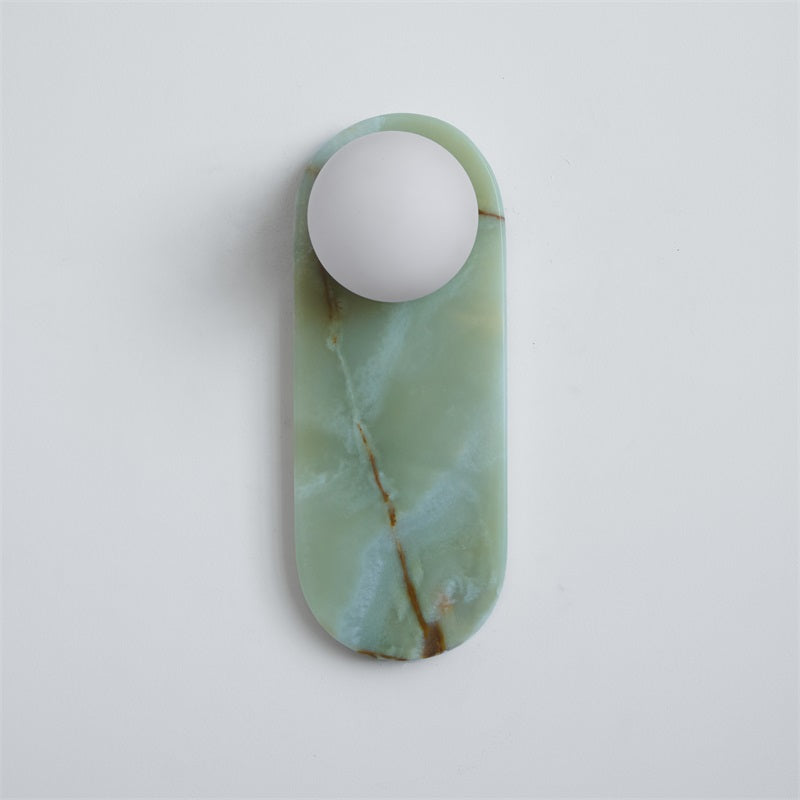 Applique Murale Jade Lucie – Pierre & Verre Élégants