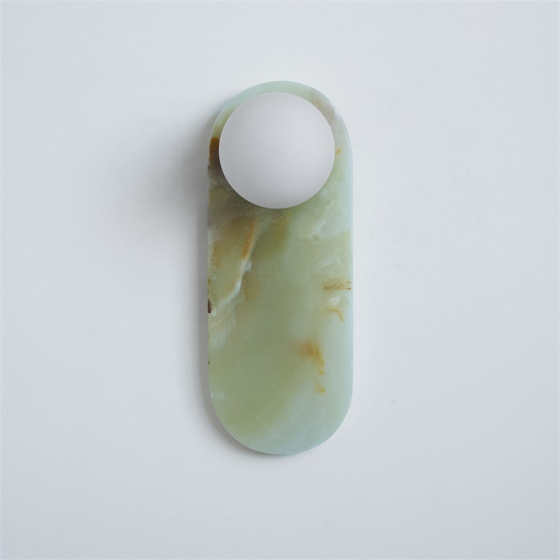 Applique Murale Jade Lucie – Pierre & Verre Élégants