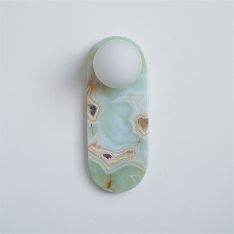 Applique Murale Jade Lucie – Pierre & Verre Élégants