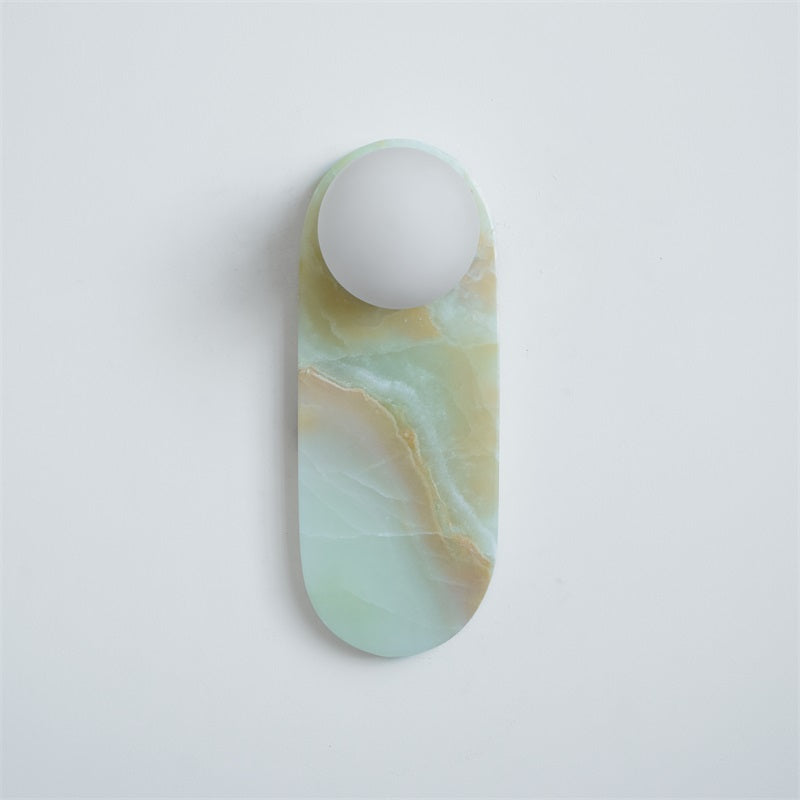 Applique Murale Jade Lucie – Pierre & Verre Élégants