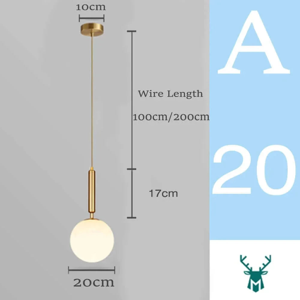 Suspension en verre Mid-Century Moderne – Élégance rétro et lumière chaleureuse