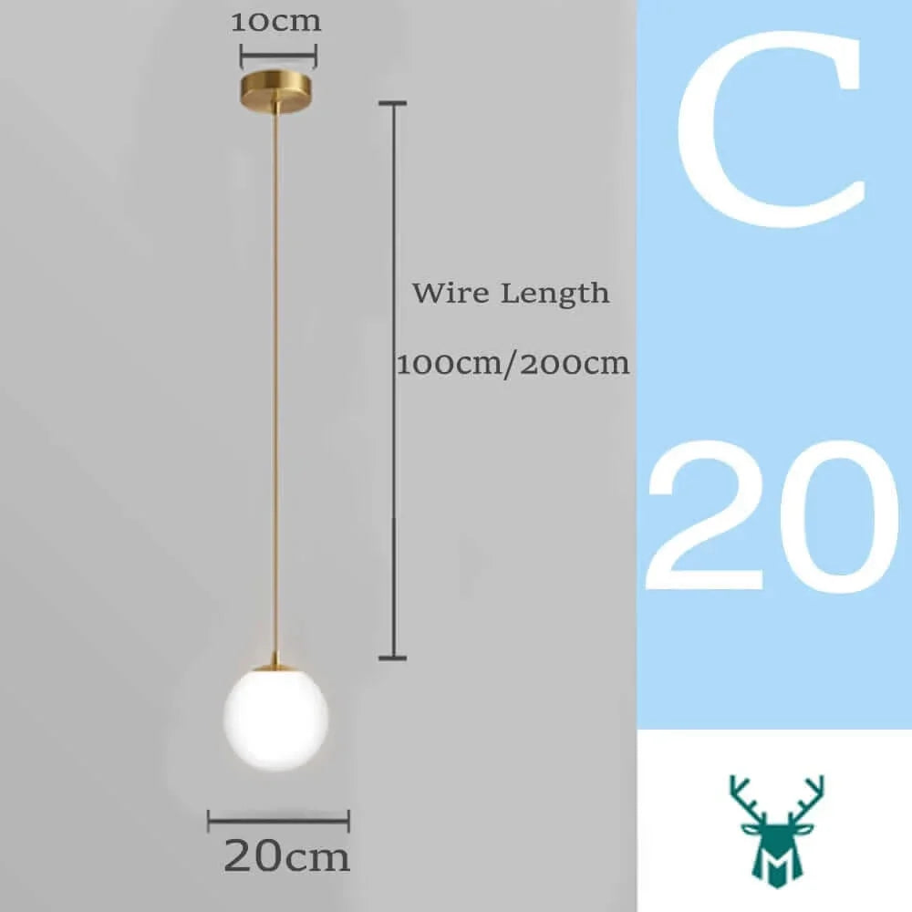 Suspension en verre Mid-Century Moderne – Élégance rétro et lumière chaleureuse
