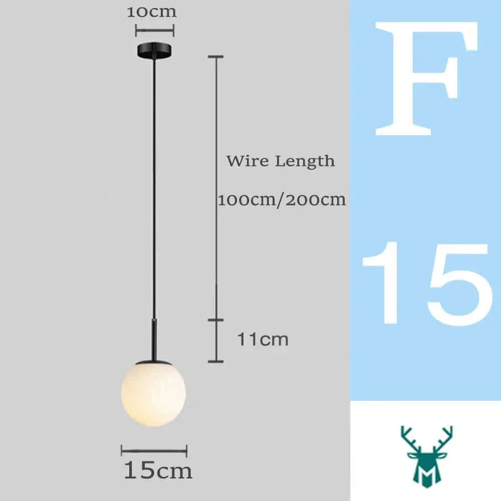 Suspension en verre Mid-Century Moderne – Élégance rétro et lumière chaleureuse
