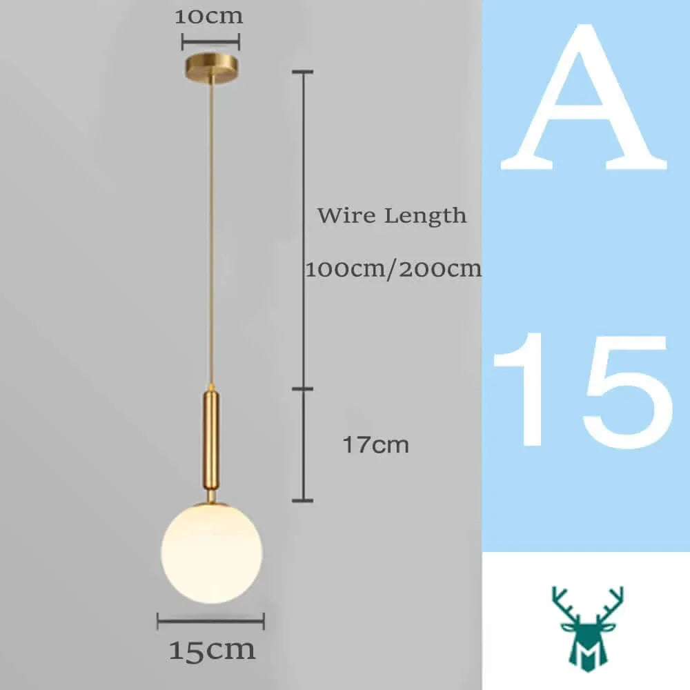 Suspension en verre Mid-Century Moderne – Élégance rétro et lumière chaleureuse