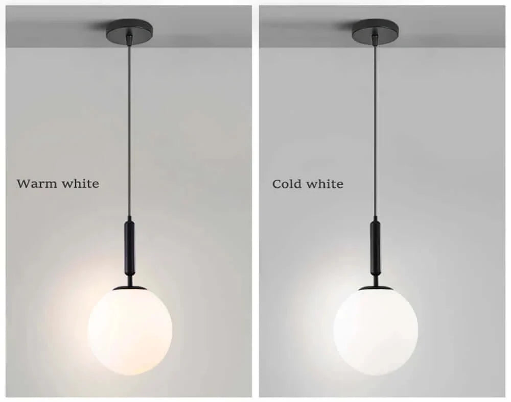 Suspension en verre Mid-Century Moderne – Élégance rétro et lumière chaleureuse