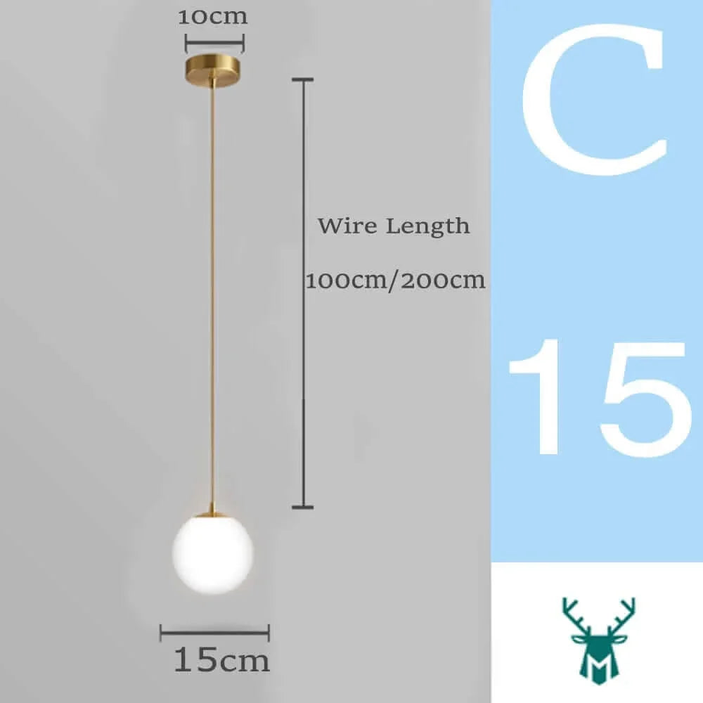 Suspension en verre Mid-Century Moderne – Élégance rétro et lumière chaleureuse