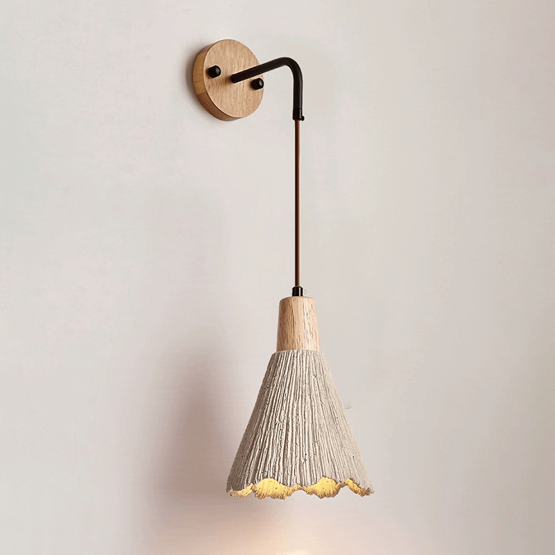 Applique Murale Bois Massif, Style Vintage