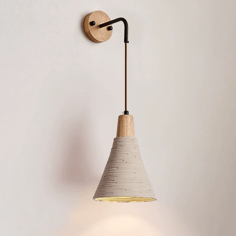 Applique Murale Bois Massif, Style Vintage
