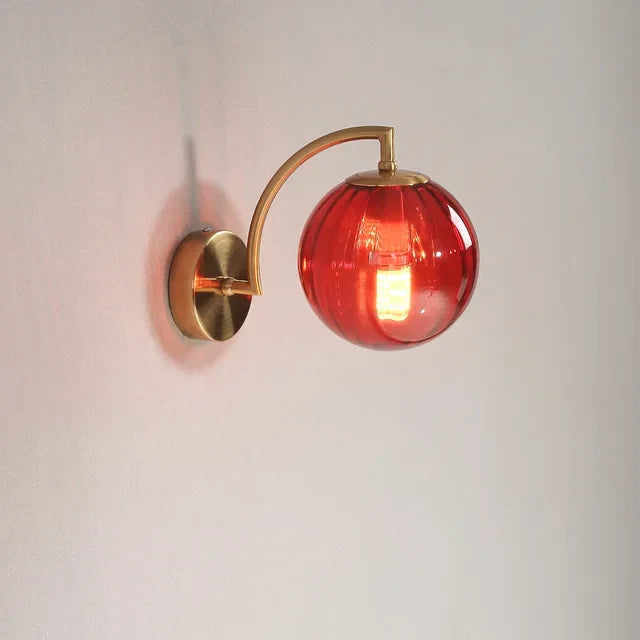 LumiVerre – Applique Murale LED en Verre, Design Élégant pour Salon et Couloir