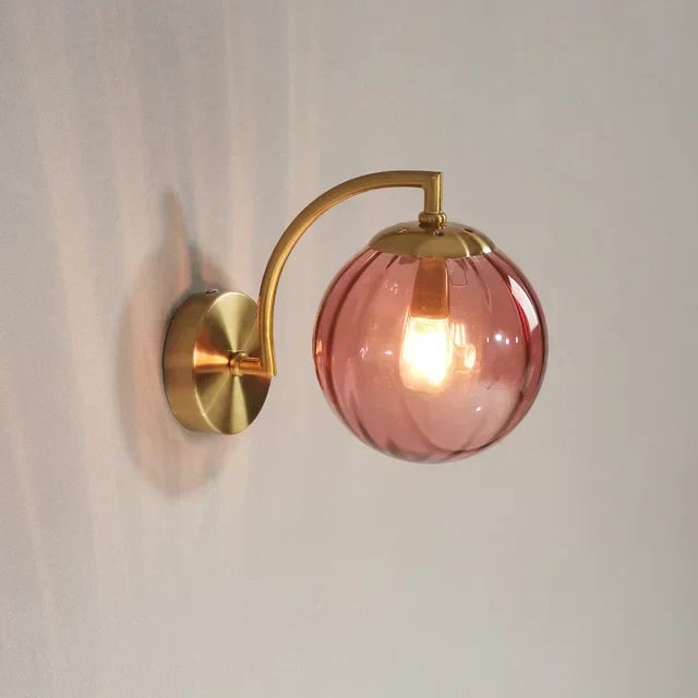 LumiVerre – Applique Murale LED en Verre, Design Élégant pour Salon et Couloir