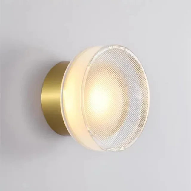 Applique LED Murale Ronde Métal Noir – Design Moderne 15W