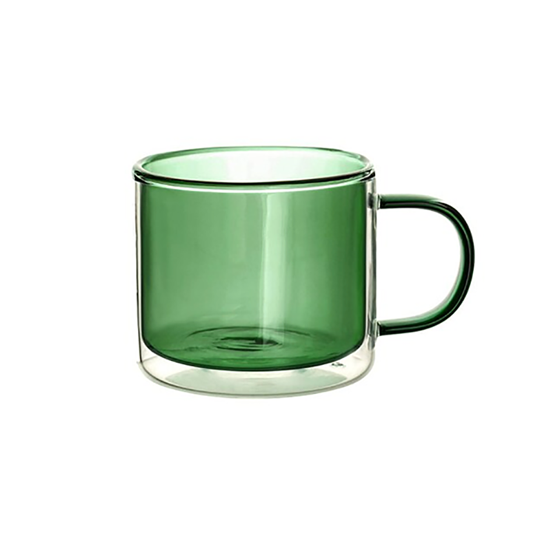 Mug Double Paroi en Verre Borosilicate 250ml