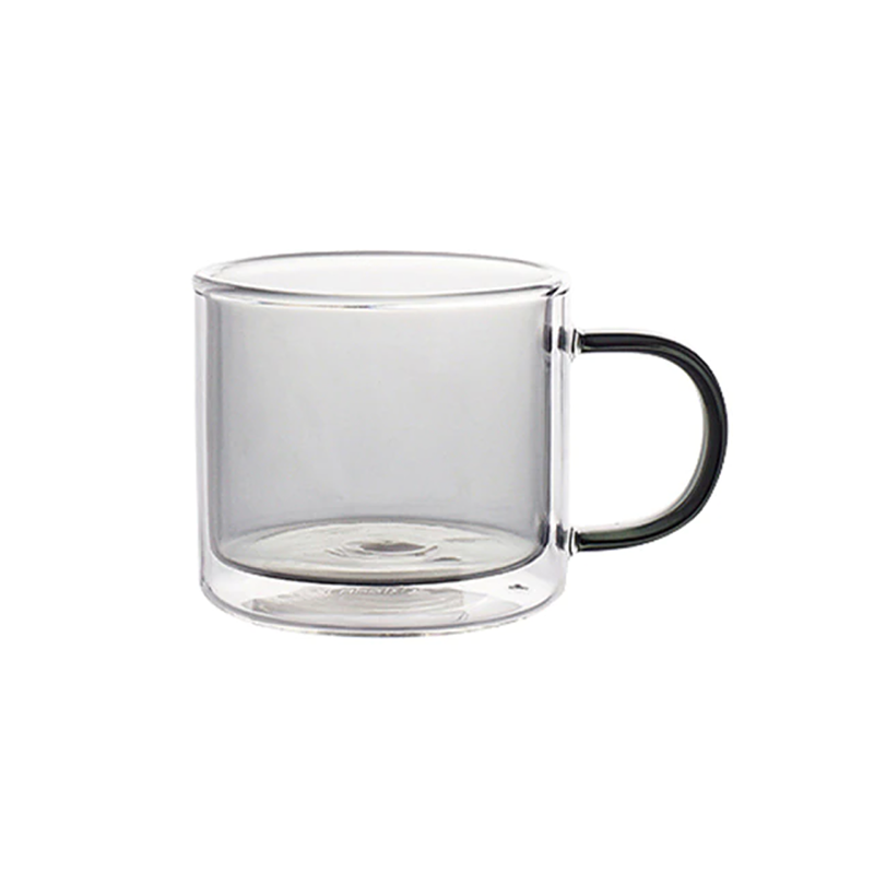 Mug Double Paroi en Verre Borosilicate 250ml