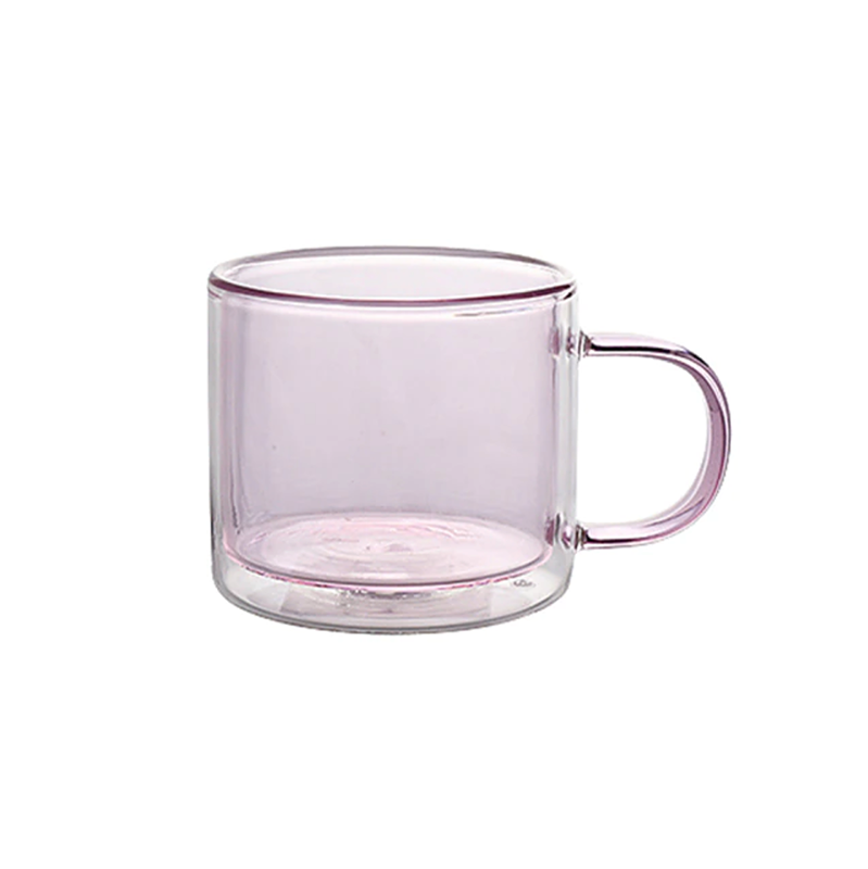 Mug Double Paroi en Verre Borosilicate 250ml