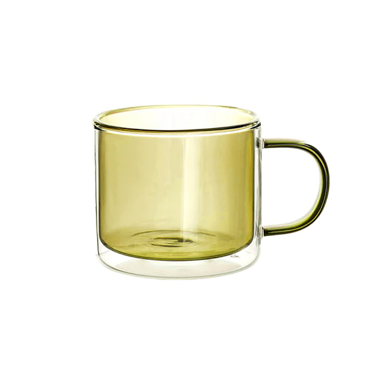 Mug Double Paroi en Verre Borosilicate 250ml