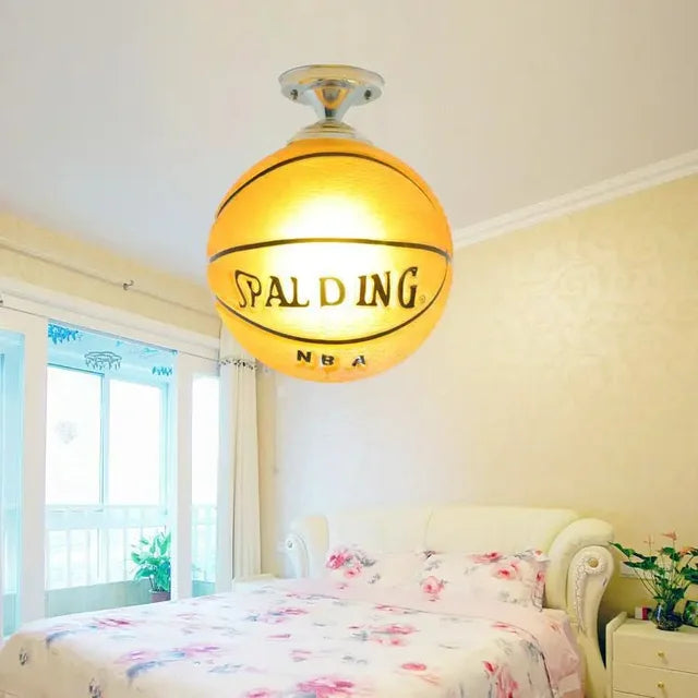 Plafonnier LED Enfant Ballon de Football, Chambre Sport