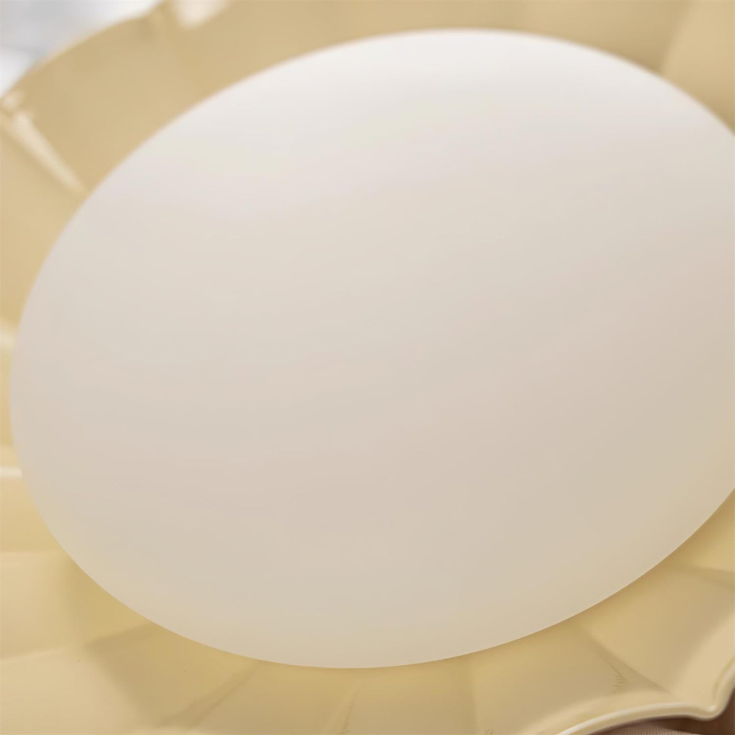 Plafonnier LED Nephele, 25cm, Blanc Chaud, Bois ou Beige