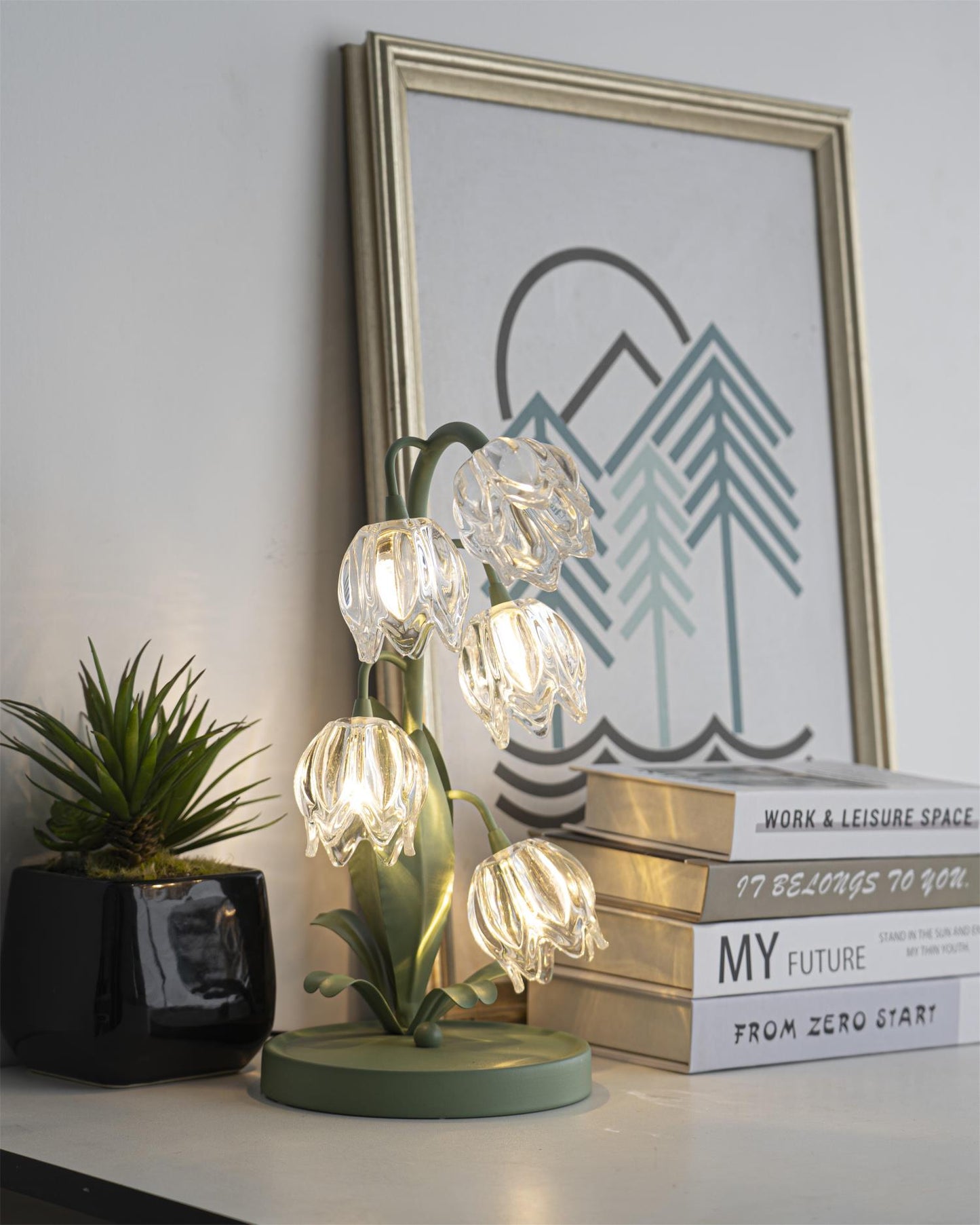 Lampe de Table Niya Verte | Éclairage Élégant et Moderne