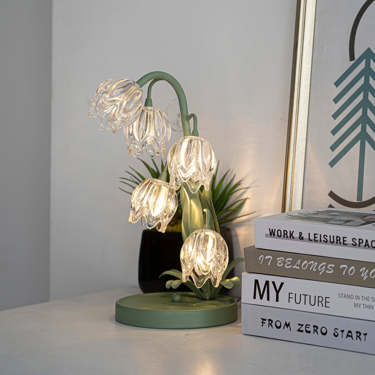 Lampe de Table Niya Verte | Éclairage Élégant et Moderne