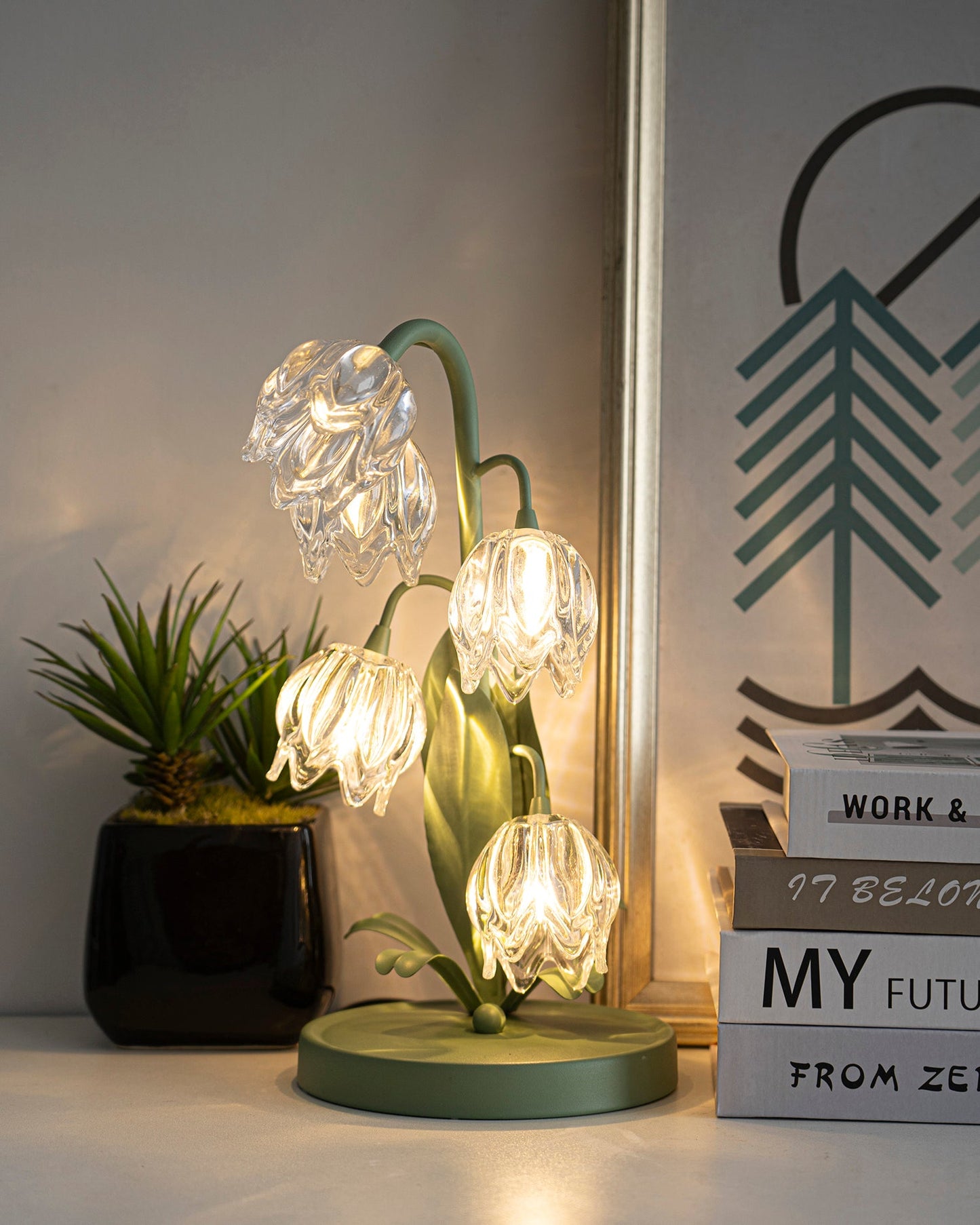 Lampe de Table Niya Verte | Éclairage Élégant et Moderne