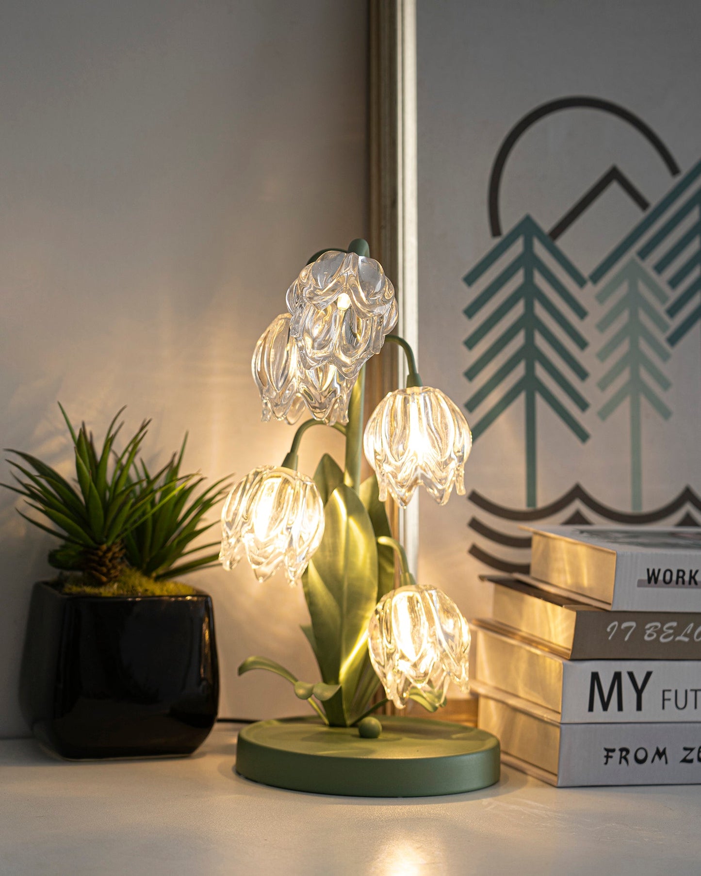 Lampe de Table Niya Verte | Éclairage Élégant et Moderne