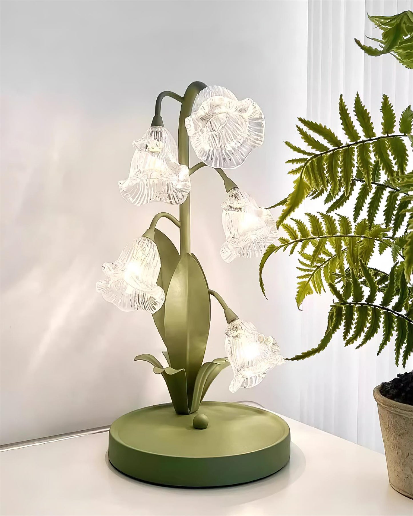 Lampe de Table Niya Verte | Éclairage Élégant et Moderne