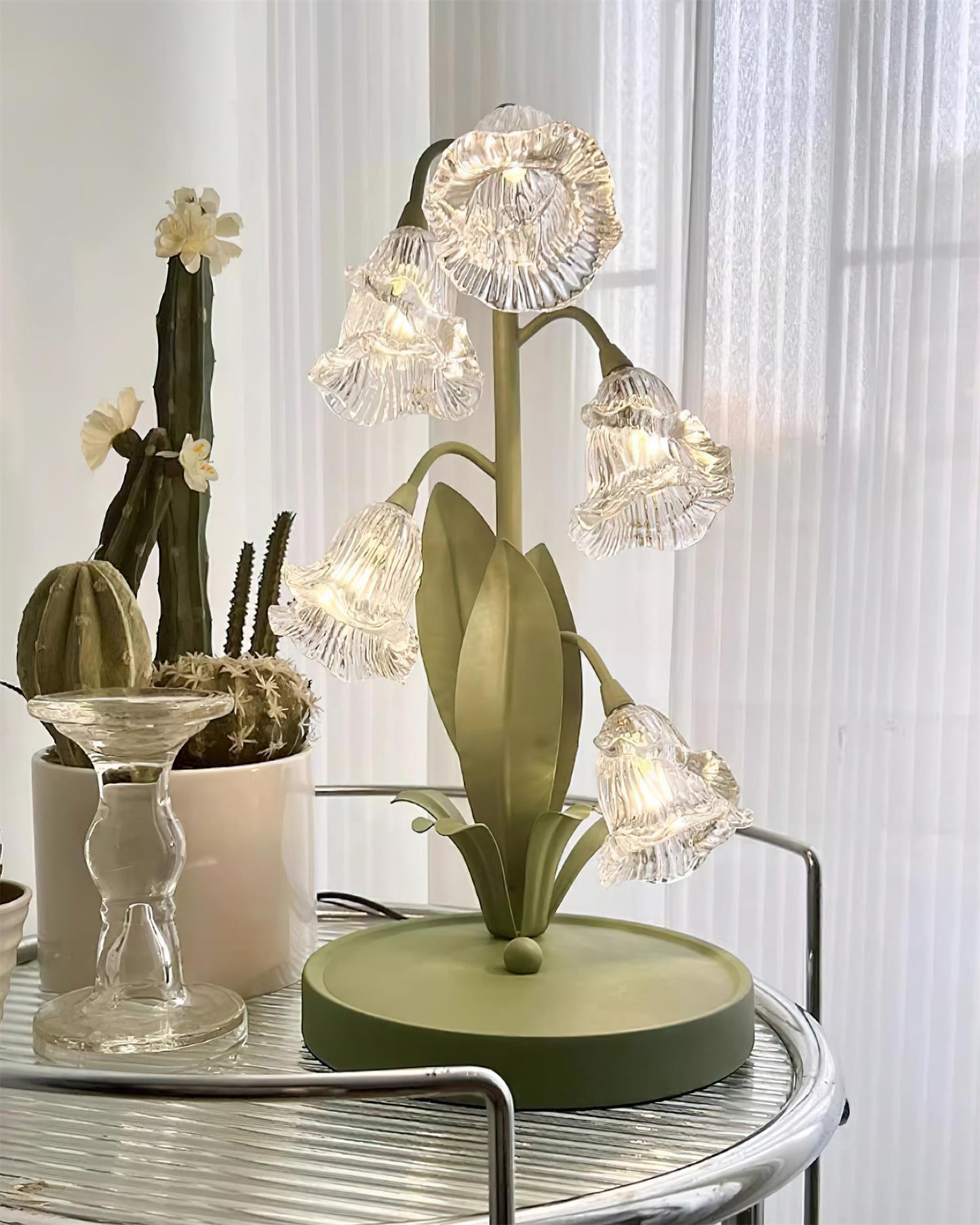 Lampe de Table Niya Verte | Éclairage Élégant et Moderne