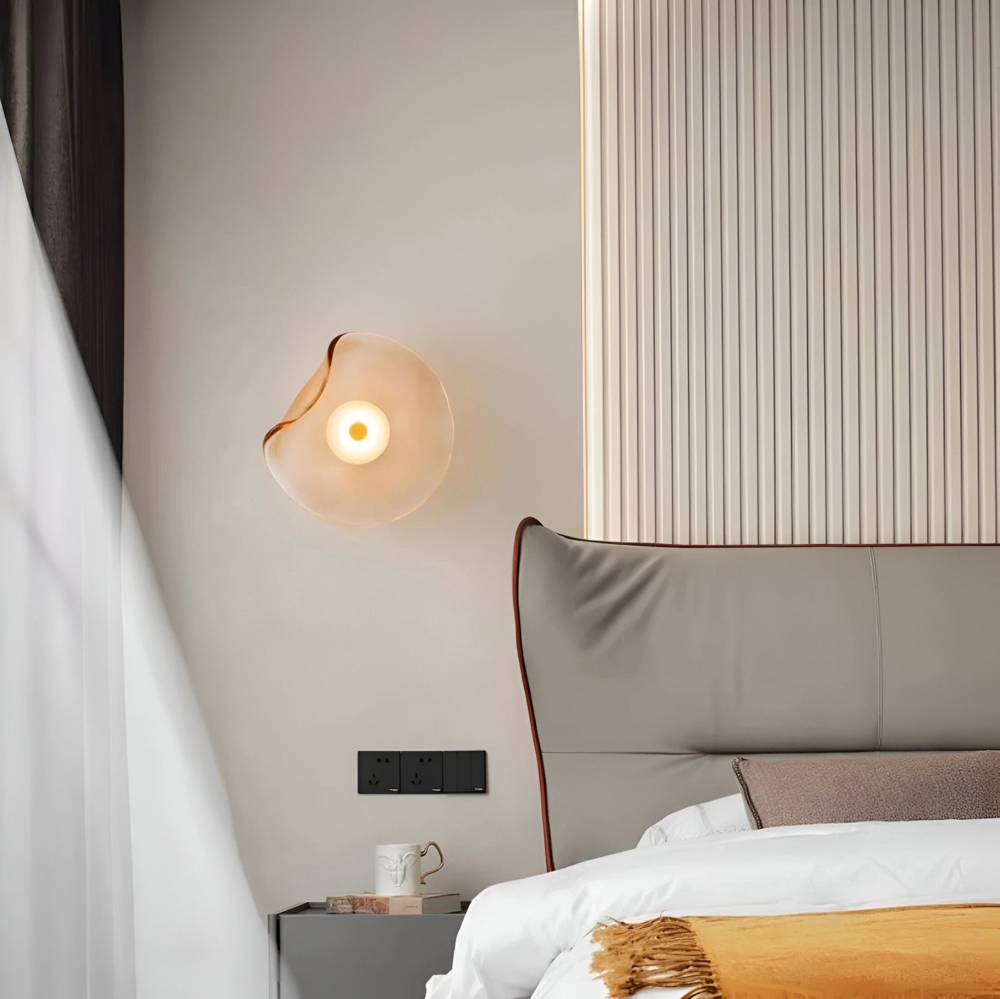 Lampe Murale Moderne en Verre Nordique Minimaliste avec LED