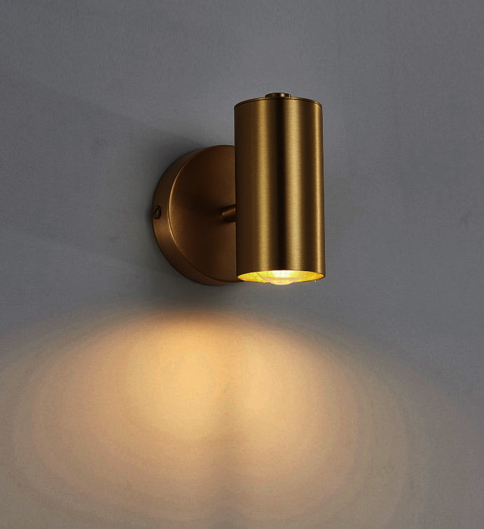 Spot LED Orientable Doré Antique – Applique ou Plafonnier