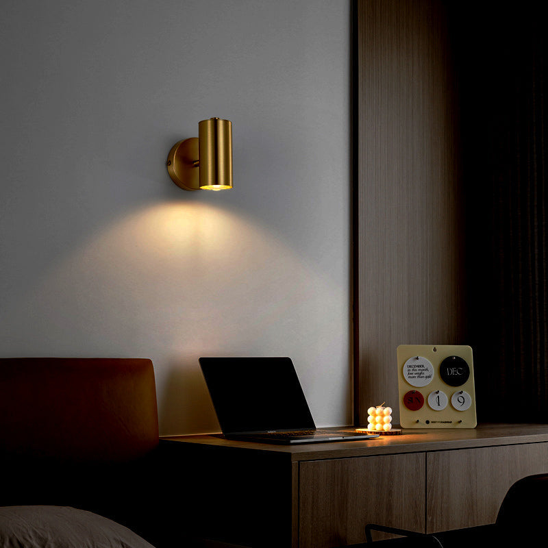 Spot LED Orientable Doré Antique – Applique ou Plafonnier