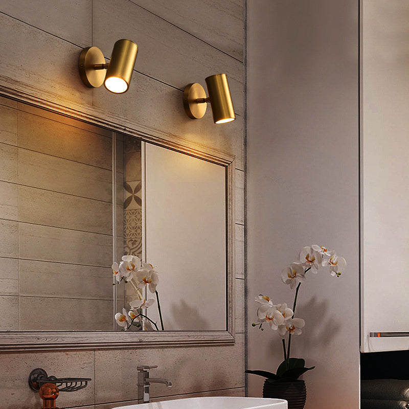 Spot LED Orientable Doré Antique – Applique ou Plafonnier