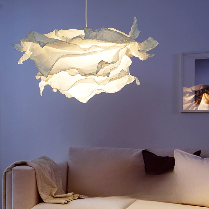 Suspension Nuage Scandinave en Papier Parchment