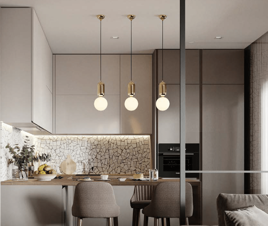 Suspension Boule en Verre – Oviedo