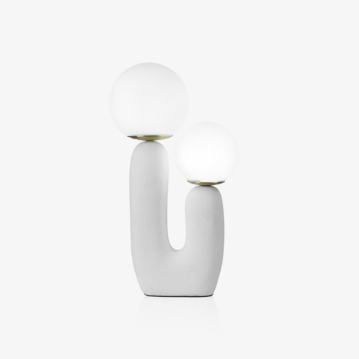 Lampe de Table Oo Rough – Résine, Verre, Design Organique