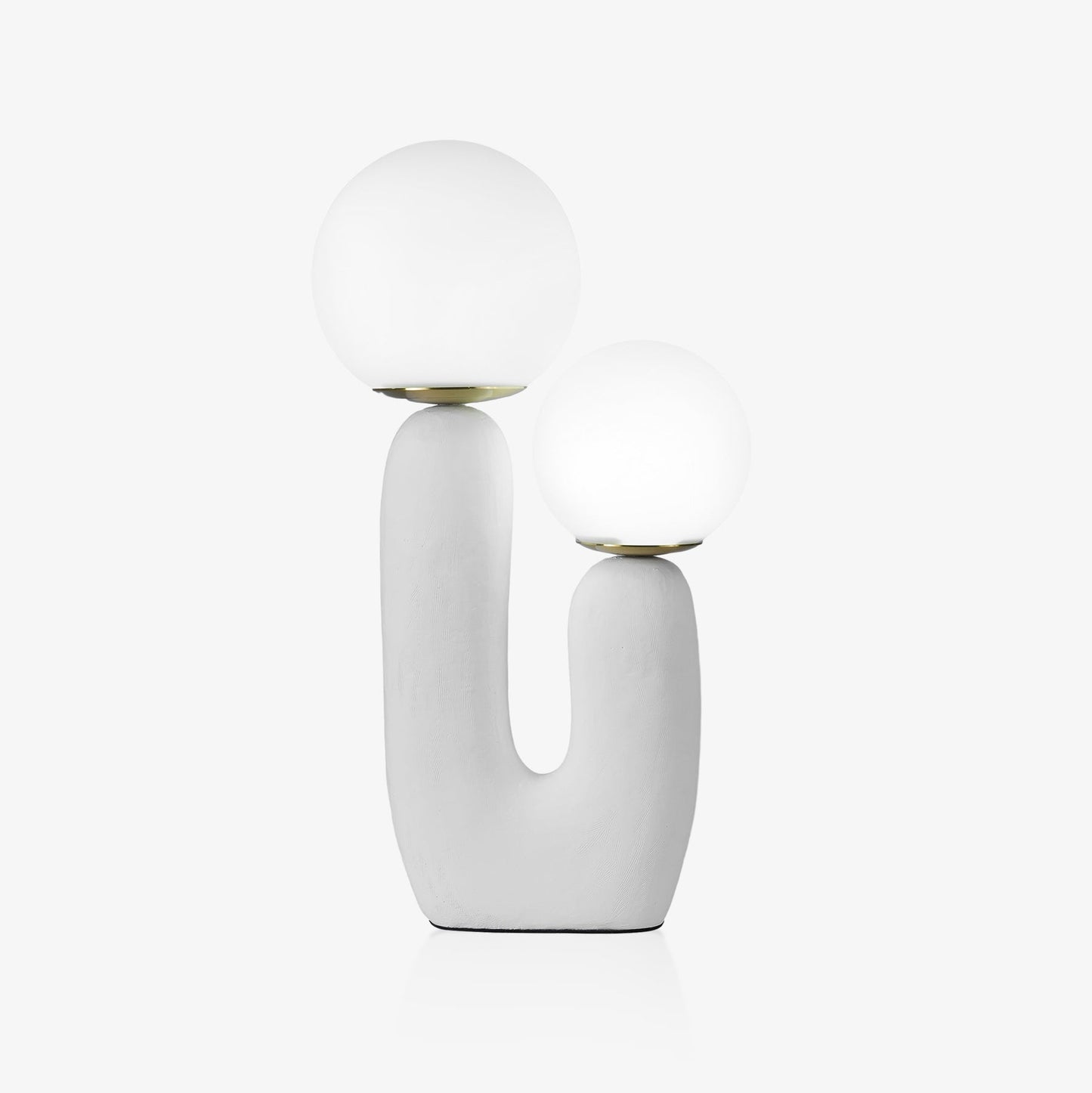 Lampe de Table Oo Rough – Résine, Verre, Design Organique