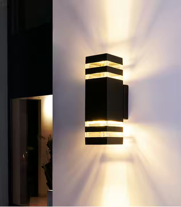 Applique Murale Double Faisceau LED Extérieur Étanche Aluminium