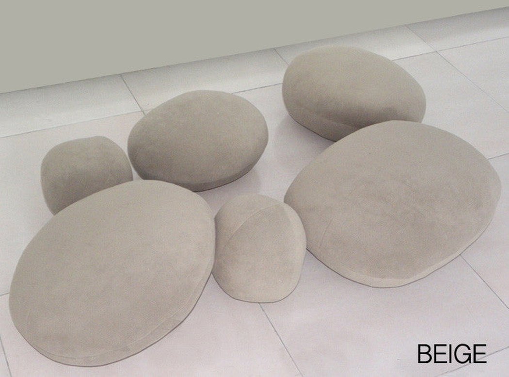 Pebble Stone – Housses de Coussin Effet Galet (Lot de 6)