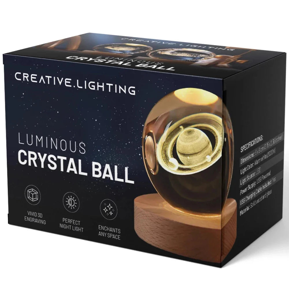 Boule de Cristal Lumineuse | Éclat et Élégance