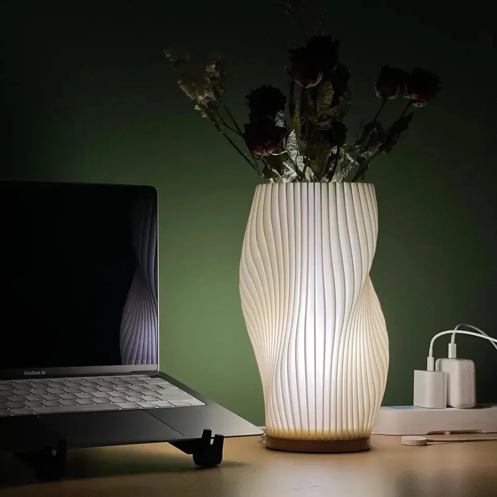 Lampe Serene Wavecrest | Design Apaisant et Élégant pour Votre Espace
