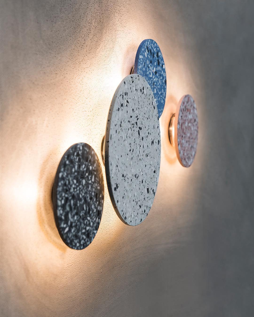 Applique Murale Ronde Terrazzo Pin