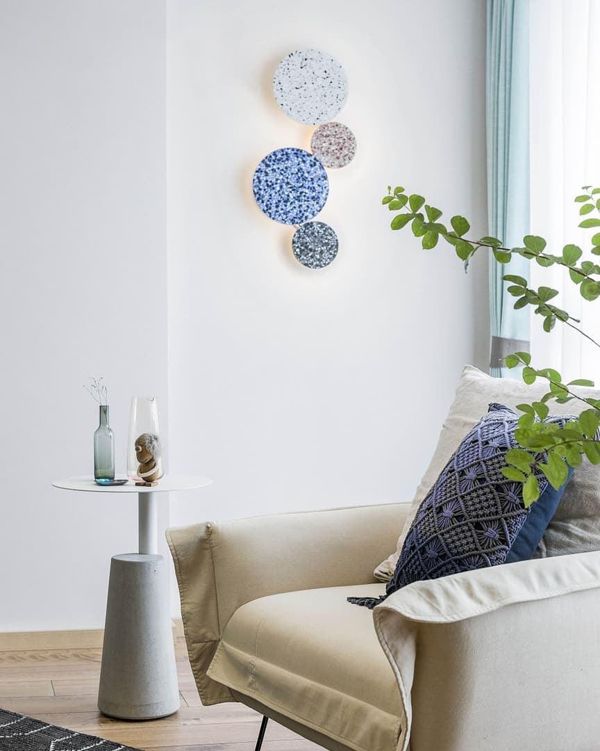 Applique Murale Ronde Terrazzo Pin