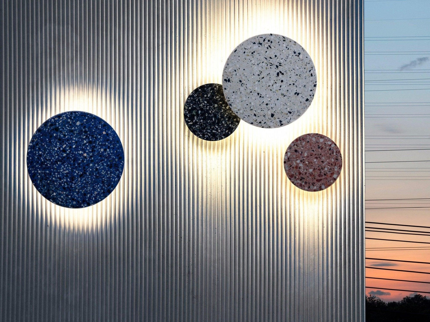 Applique Murale Ronde Terrazzo Pin
