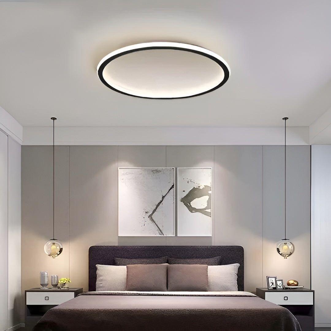 Plafonnier LED Rond Moderne Dimmbable avec Télécommande