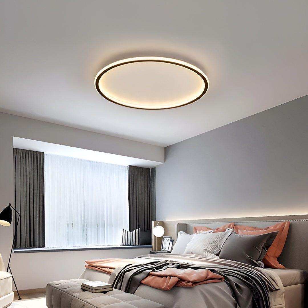 Plafonnier LED Rond Moderne Dimmbable avec Télécommande