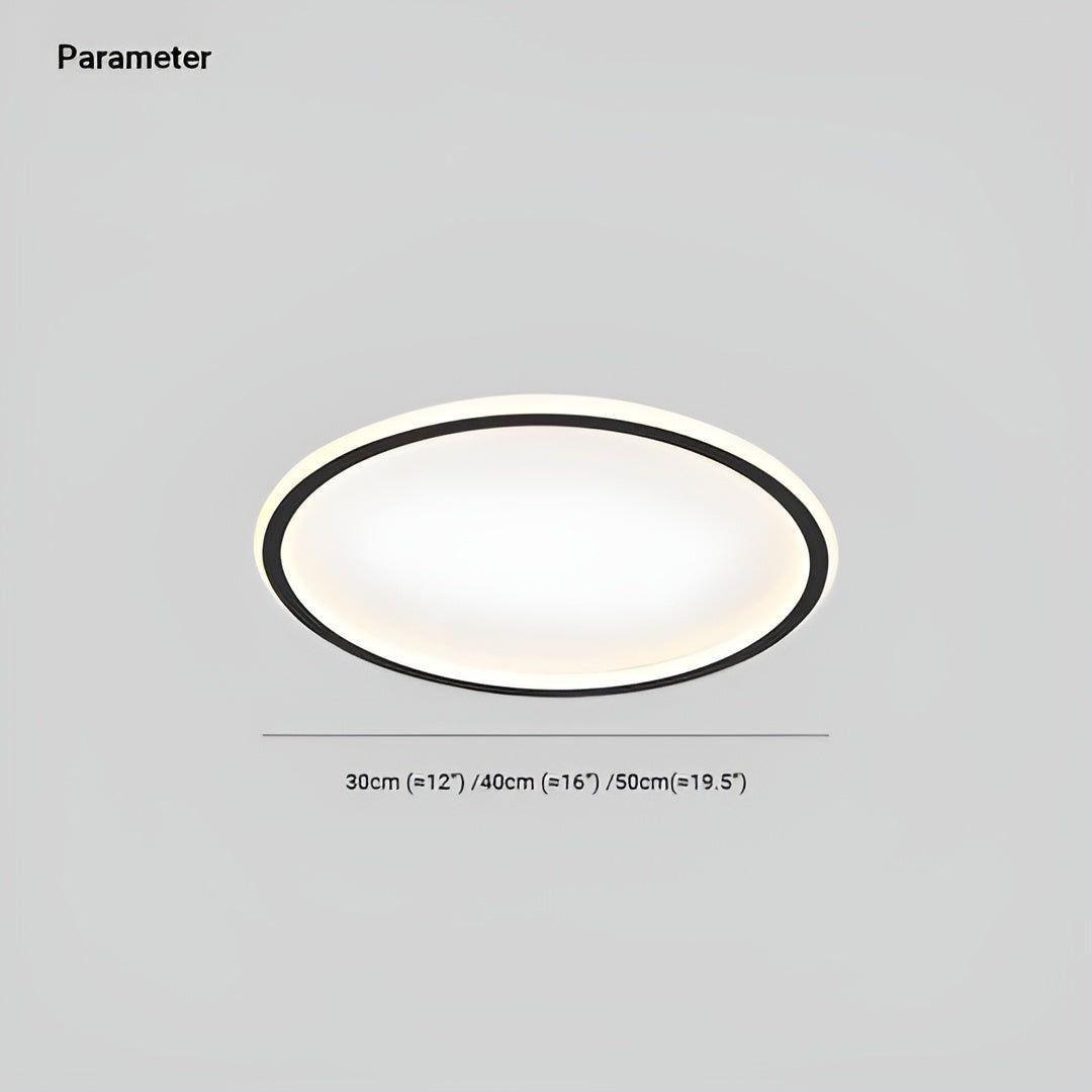Plafonnier LED Rond Moderne Dimmbable avec Télécommande