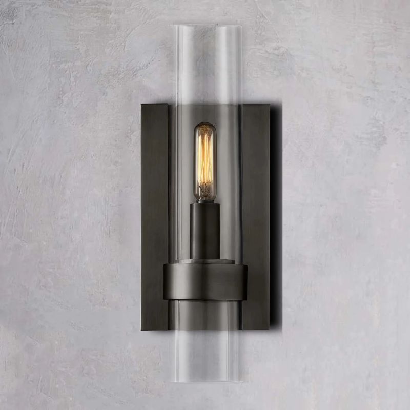 Applique Murale Ravelle, Laiton et Verre Soufflé, 2700K