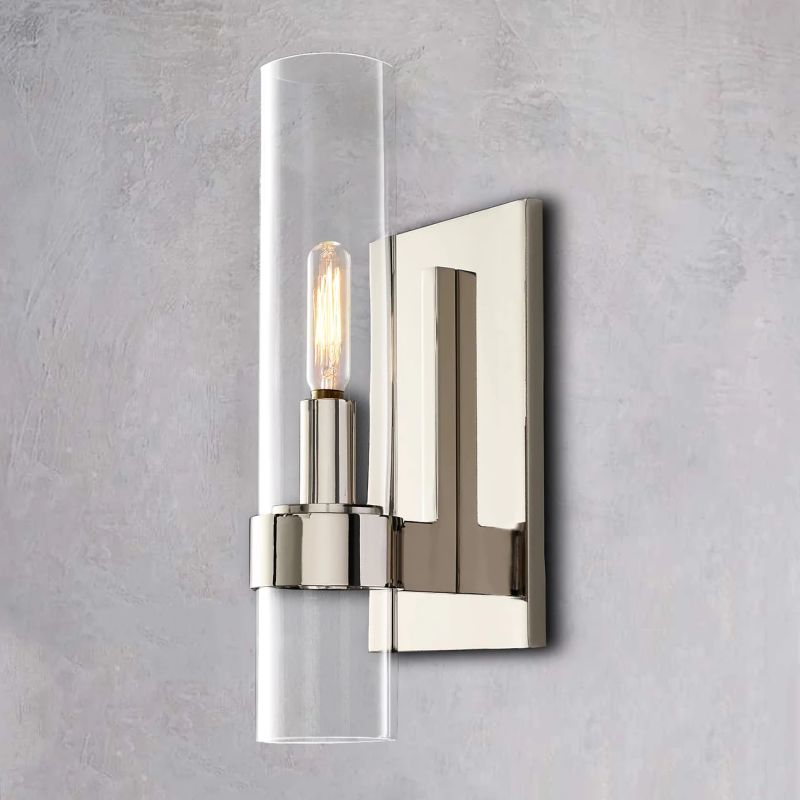 Applique Murale Ravelle, Laiton et Verre Soufflé, 2700K