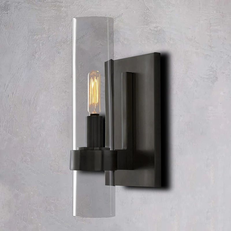 Applique Murale Ravelle, Laiton et Verre Soufflé, 2700K
